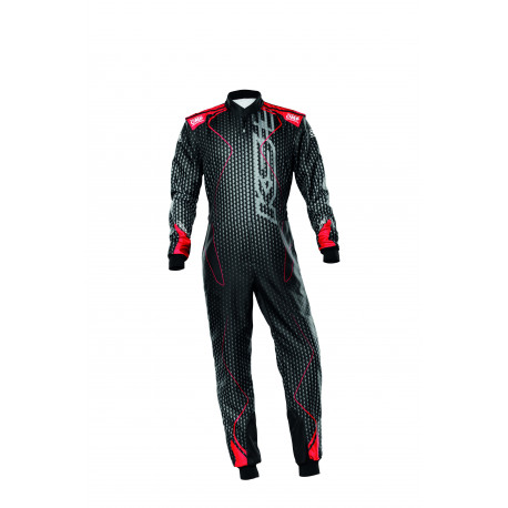 Kombinézy Pretekárska kombinéza CIK-FIA OMP KS-3 ART čierno/červená | race-shop.sk