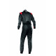 Kombinézy CIK-FIA race suit OMP KS-3 ART black/red | race-shop.sk
