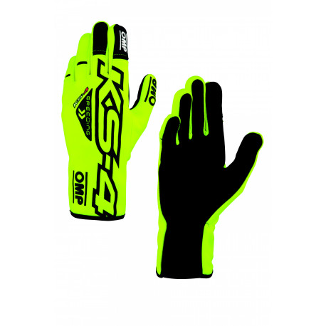 Rukavice Rukavice OMP KS-4 ART my2023 (vnútorné šitie) žlto/čierna | race-shop.sk