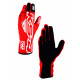 Rukavice Race gloves OMP KS-4 ART my2023 (internal stitching) red/white | race-shop.sk