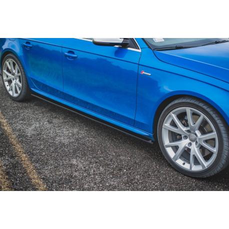 Body kit a vizuálne doplnky Splittre prahov Audi S4 / A4 / A4 S-Line B8 / B8 FL | race-shop.sk