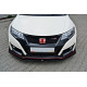 Body kit a vizuálne doplnky MAXTON DESIGN predný splitter pre HONDA CIVIC IX TYPE R, V1 | race-shop.sk