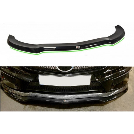 Body kit a vizuálne doplnky Predný splitter v.1 MERCEDES CLA 45 AMG C117 (PREFACE) | race-shop.sk