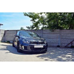 MAXTON DESIGN predný splitter pre VW GOLF VI GTI, V2