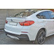 Body kit a vizuálne doplnky Centrálny splitter zadného nárazníka pre BMW X4 M-PAK. (s vertikálnymi časťami) | race-shop.sk