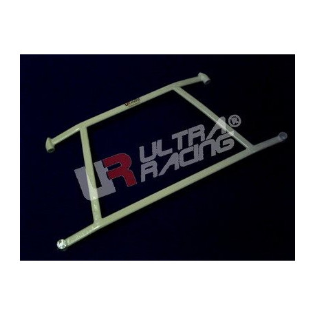 Rozpery Honda Jazz/Fit 01-08 UltraRacing Spodná rozpera prednej podlahy - 4-bodová | race-shop.sk