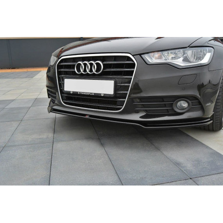 Body kit a vizuálne doplnky MAXTON DESIGN predný splitter pre Audi A6 C7 | race-shop.sk