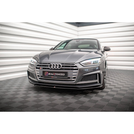 Body kit a vizuálne doplnky Predný splitter V.2 Audi S5 / A5 S-Line F5 Coupe / Sportback | race-shop.sk