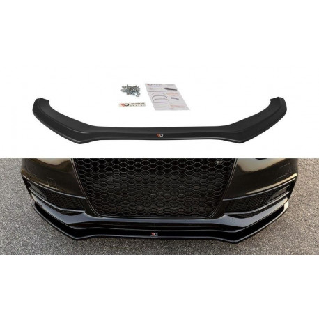 Body kit a vizuálne doplnky Predný splitter V.2 Audi S4 / A4 S-Line B8 FL | race-shop.sk