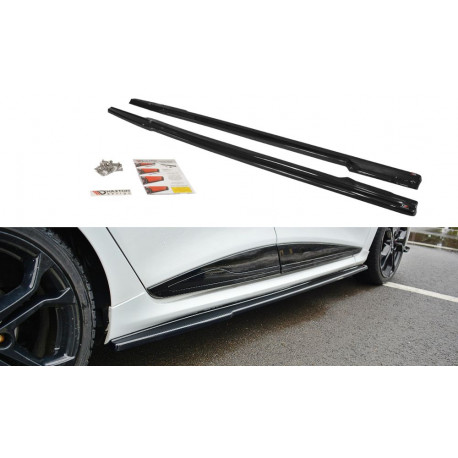 Body kit a vizuálne doplnky MAXTON DESIGN difúzory prahov pre RENAULT CLIO MK4 RS | race-shop.sk