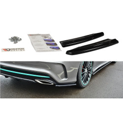 MAXTON DESIGN zadné bočné splittre pre MERCEDES-BENZ CLA C117 AMG-LINE FACELIFT