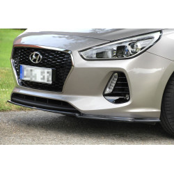 MAXTON DESIGN predný splitter pre HYUNDAI I30 MK3 HATCHBACK, V1