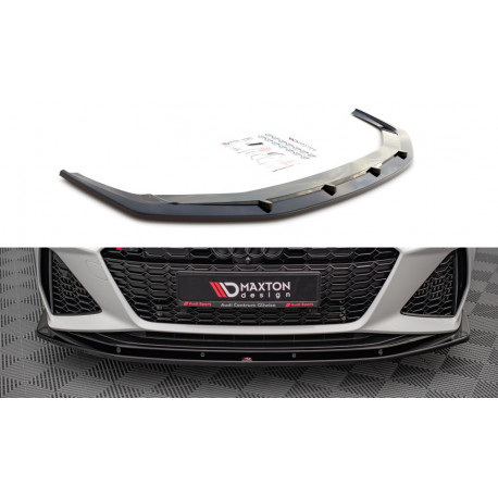 Body kit a vizuálne doplnky MAXTON DESIGN predný splitter pre Audi RS6 C8 / RS7 C8, V2 | race-shop.sk