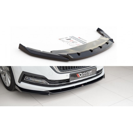 Body kit a vizuálne doplnky MAXTON DESIGN predný splitter pre Skoda Octavia Mk4, V1 | race-shop.sk