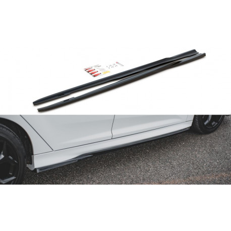 Body kit a vizuálne doplnky Splittre prahov V.2 Ford Focus ST Mk3 | race-shop.sk