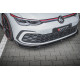 Body kit a vizuálne doplnky MAXTON DESIGN predný splitter + klapky pre Volkswagen Golf 8 GTI, V2 | race-shop.sk