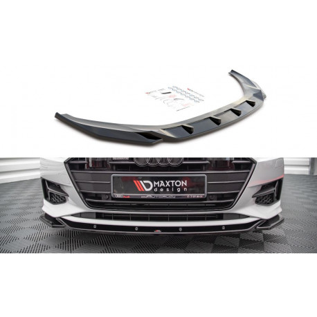 Body kit a vizuálne doplnky MAXTON DESIGN predný splitter pre Audi A7 C8, V1 | race-shop.sk