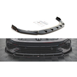 MAXTON DESIGN predný splitter + klapky pre Volkswagen Golf R Mk8, V2
