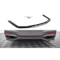 MAXTON DESIGN centrálny zadný splitter pre BMW 7 M-Pack G11 Facelift (so zvislými lištami)