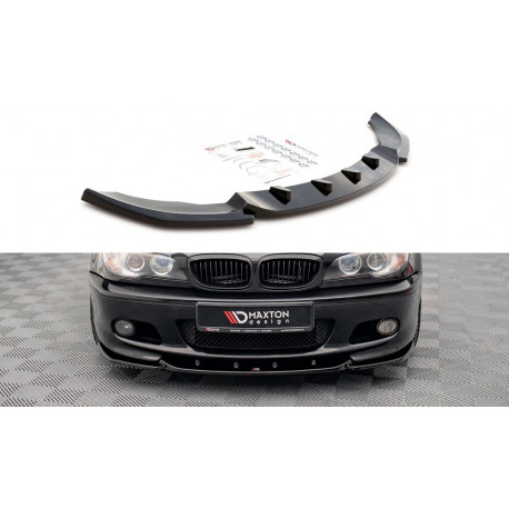 Body kit a vizuálne doplnky MAXTON DESIGN predný splitter pre BMW 3 Coupe M-Pack E46, V2 | race-shop.sk
