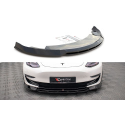 MAXTON DESIGN predný splitter pre Tesla Model 3, V3