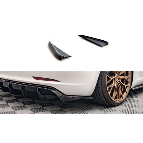 Body kit a vizuálne doplnky MAXTON DESIGN zadné bočné splittre pre Tesla Model 3, V2 | race-shop.sk
