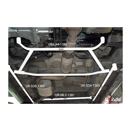 Rozpery Honda Odyssey 94-98 RA 2.2 UltraRacing Spodná rozpera "H-Brace" prednej podlahy - 4-bodová | race-shop.sk