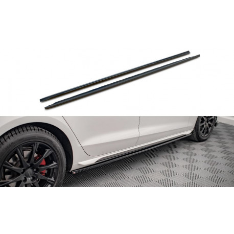 Body kit a vizuálne doplnky Splittre prahov Audi A4 B9 Facelift | race-shop.sk