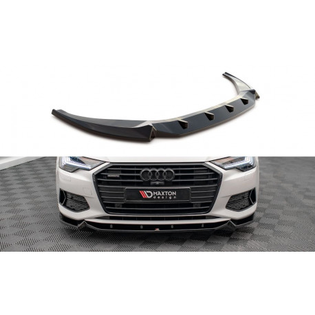 Body kit a vizuálne doplnky MAXTON DESIGN predný splitter pre Audi A6 C8, V2 | race-shop.sk