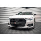 Body kit a vizuálne doplnky MAXTON DESIGN predný splitter pre Audi A6 C8, V2 | race-shop.sk