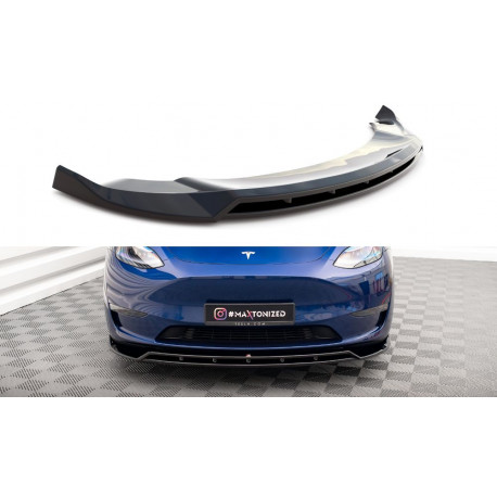 Body kit a vizuálne doplnky MAXTON DESIGN predný splitter pre Tesla Model Y, V2 | race-shop.sk