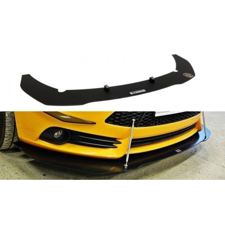 Body kit a vizuálne doplnky MAXTON DESIGN Racing predný splitter pre Ford Focus ST Mk3, V1 | race-shop.sk
