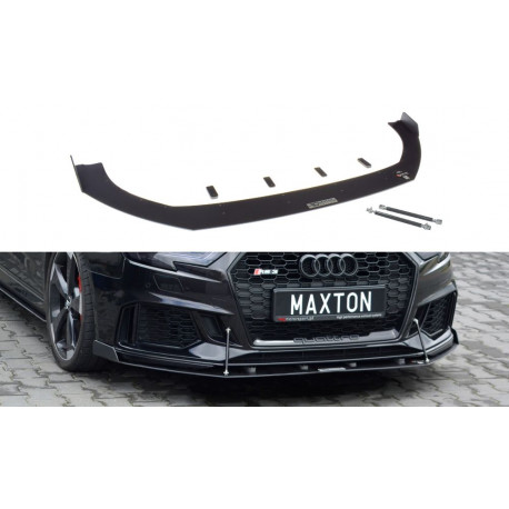 Body kit a vizuálne doplnky Predný splitter racing V.1 Audi RS3 8V FL Sportback | race-shop.sk