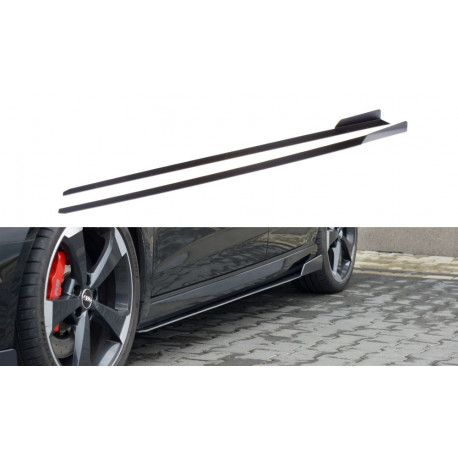 Body kit a vizuálne doplnky MAXTON DESIGN Racing difúzory prahov pre Audi RS3 8V FL Sportback, V2 | race-shop.sk