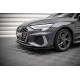Body kit a vizuálne doplnky Street Pro predný splitter V.1 Audi S3 / A3 S-Line 8Y | race-shop.sk