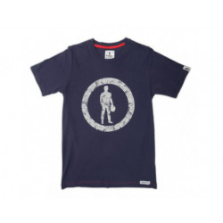 OMP racing spirit t-shirt ICON IN CIRCLE navy modrá