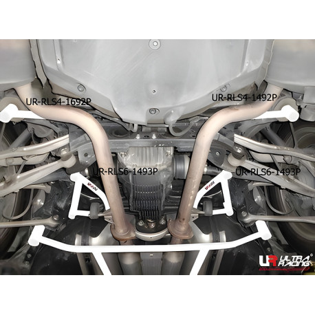 Rozpery ULTRA RACING 2× 2-bodové zadné spodné rozpery pre Lexus LS 430 06+ | race-shop.sk