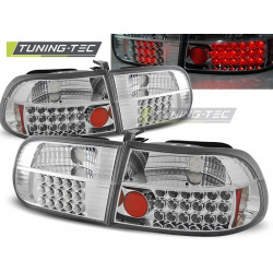LED ZADNÉ SVETLÁ HONDA CIVIC 09.91-08.95 3D CHRÓM LED