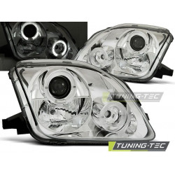 PREDNÉ SVETLÁ HONDA PRELUDE 02.97-01 ANGEL EYES CHRÓM