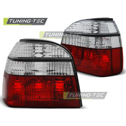 ZADNÉ SVETLÁ ČERVENÁ BIELA pre VW GOLF 3 09.91-08.97 ČERVENÁ BIELA