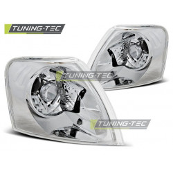PREDNÉ SMEROVÉ SVETLÁ CHROME pre VW PASSAT B5 11.96-08.00