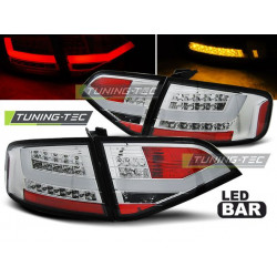 LED ZADNÉ SVETLÁ CHROM pre AUDI A4 B8 08-11 SEDAN