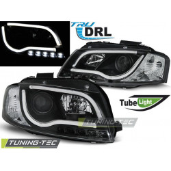 PREDNÉ SVETLÁ TUBE LIGHT DRL ČIERNA pre AUDI A3 8P 05.03-03.08