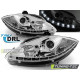 Osvetlenie PREDNÉ SVETLÁ TRUE DRL CHROM pre SEAT LEON ALTEA 09-12 | race-shop.sk