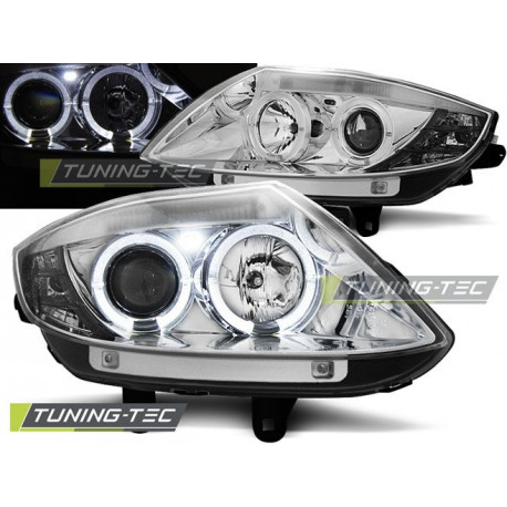 Osvetlenie PREDNÉ SVETLÁ ANGEL EYES CHROM pre BMW Z4 E85 E86 02-08 | race-shop.sk