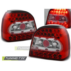 LED ZADNÉ SVETLÁ ČERVENÁ BIELA pre VW GOLF 3 09.91-08.97