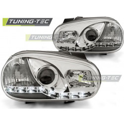 PREDNÉ SVETLÁ DAYLIGHT CHROM pre VW GOLF 4 09.97-09.0