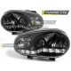 Osvetlenie PREDNÉ SVETLÁ DAYLIGHT ČIERNA pre VW GOLF 4 09.97-09.03 | race-shop.sk