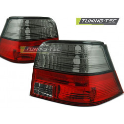ZADNÉ SVETLÁ ČERVENÁ DYMOVÉ pre VW GOLF 4 09.97-09.03