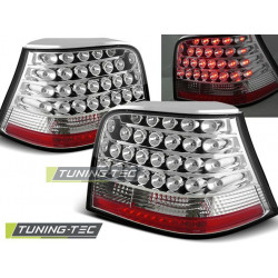 LED ZADNÉ SVETLÁ CHROM pre VW GOLF 4 09.97-09.03